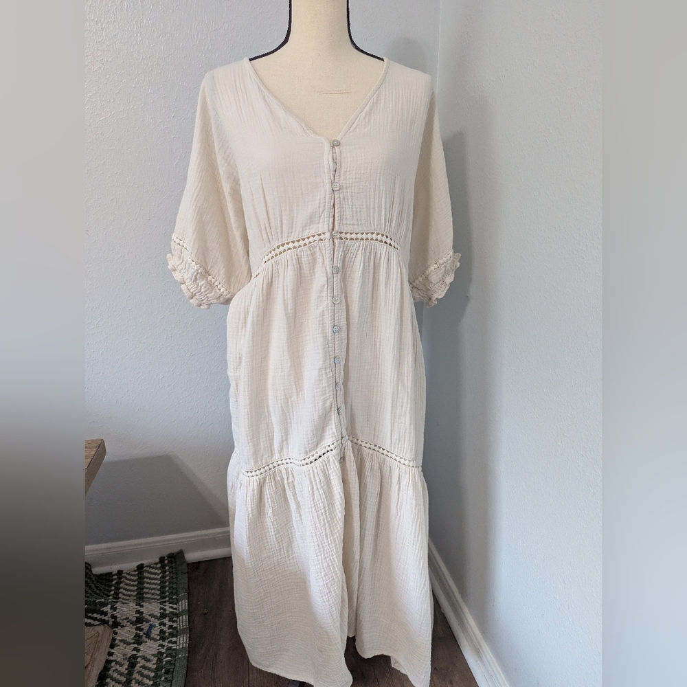 Rylee + Cru Women's Mandi Dress In Ivory